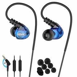 Earbud Headphones In Ear E260 Stereo Bass Sweatproof Earphones Sports Earbuds With Romote And Microphone Over Ear Hook Wired Noise Isolating Fitness Ear Buds