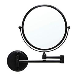 Modona 8" Two-sided 1X And 5X Wall-mounted Mirror Made Of Brass - Rubbed Bronze