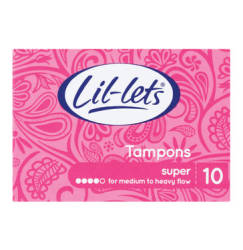 Lil-Lets Tampons Super 1 X 10'S