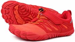 TRAIL Joomra Running Women Cross Training Shoes Gym Toes Ladies Jogging Lightweight Treadmil Workout Hiking Minimalist Barefoot Sneakers Orange Size 11