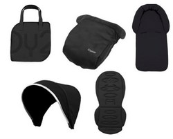 BabyStyle Oyster 2 Colour Accessory Pack in Black