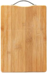 Chopping Board Bamboo With Metal Handle 40X30X1.8CM
