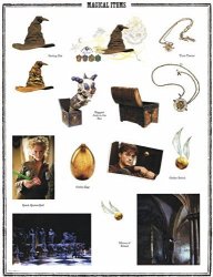 Harry Potter 2 Full Sheets Of Stickers: "magical Items