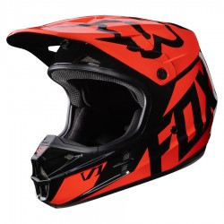 Fox V1 Race Orange Helmet - M