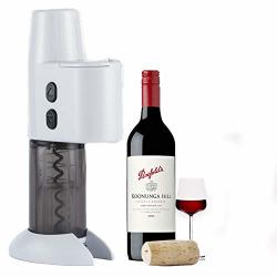 Electric Wine Opener Abnaok Automatic Wine Bottle Openers Durable Abs Materials One Touch Electric Corkscrew Wine Cork Remover Easy To Use