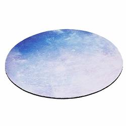 Walmeck- Round Mouse Pad Gaming Mouse Pad Anti-skid Wear-resistant Rubber Mouse Pad Suitable For Home Game Office Rainbow Mercury