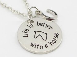 Life Is Better With A Horse Necklace