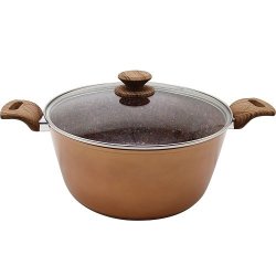 Homemark Copper Chef Non Stick 28CM Casserole Pot