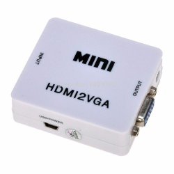 Hdmi To Vga Mini Box Video Audio Converter