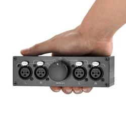 Nobsound Little Bear 3 -IN-1 3 1 -OUT XLR Balance Stereo Audio Switcher Passive Selector Splitter Box