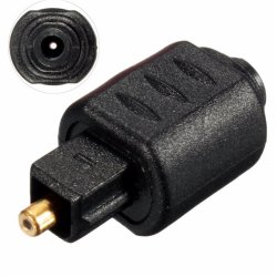 Optical 3.5mm Female Socket Mini Jack Plug To Digital Toslink Male Audio Adapter Shipping