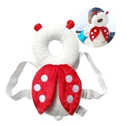 Kuyou Baby Toddlers Head Protective Adjustable Infant Safety Pads For Baby Walkers Protective Head And Shoulder Protector Prevent Head Injured Suitable Age 4-24 Months