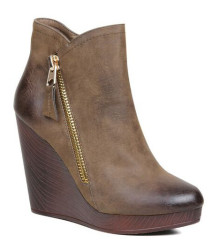 Taupe Boots Miss Black - Jay Sizes 3 4 5 6 7