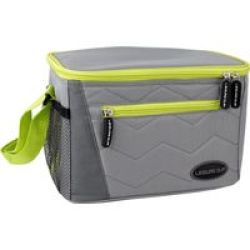 Leisure Quip 8 Can Quilted Cooler Bag Green