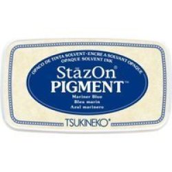 Stazon Ink Pad - Mariner Blue - Solvent Ink