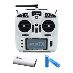 FrSky Taranis X9 Lite 24CH Radio Transmitter With 2 Batteries And Fat Shark USB Charger White