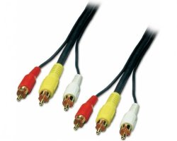 Linkqage 10m Audio video 3 Rca Cable