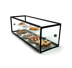 BCE Ambient Display Cabinet Double Shelf - 1200MM X 330MM X 315MM - NDC1002