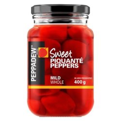 Mild & Whole Sweet Piquante Peppers 400G