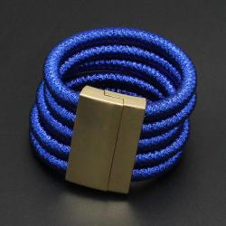 Manilai Collar Necklace - Blue Bracelet