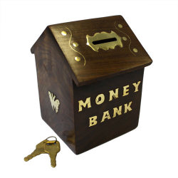 Money Bank Box - House