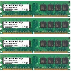 A-tech 8GB Kit 4 X 2GB For Gigabyte Gigabyte Ga GA-MA69GM-S2H Rev 1.0 GA-MA69G-S3H Rev 1.0 GA-MA69VM-S2 Rev 1.0 GA-MA785GMT-US2H GA-MA785GM-UD2H G. Dimm DDR2