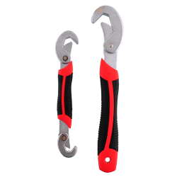 New Quality 2pcs Multi-function Adjustable Wrench Universal Wrench Snap N Grip Tool Sets