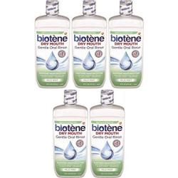 Biotene Dry Mouth Gentle Oral Rinse Soothing Moisturization Mild Mint 16 Fl Oz Pack Of 2