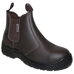Pinnacle Welding & Safety Austra Chelsea Brown Safety Boots SIZE-11