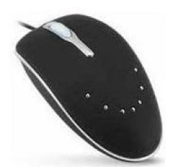 M0-N133BK Black PS 2 Mouse With Carry Pouch