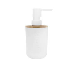 Soap Dispenser White bamboo