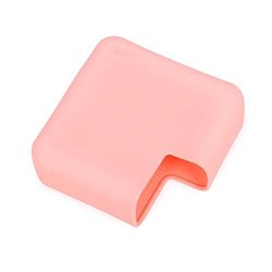 Jrcmax Macbook Charger Protective Case Soft Thin Silicone Protector Case For Macbook Pro 12" Retina Apple Model A1534 Macbook 12" Retina Pink