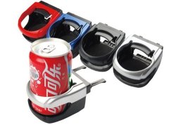 Blue Black Air-condition Vent Mount Can Drink Cup Bottle Holder Stand