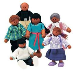 Small World Toys Ryan's Room Wooden Doll House - Family Affair African-american Family By Ryans Room