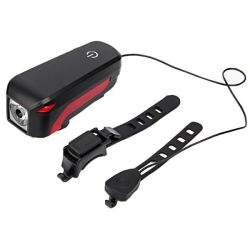 USB Rechargeable Waterproof Touch Switch Bicycle Light With Horn
