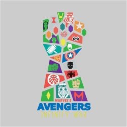 Avengers Infinity War Gauntlet Mens Grey T-Shirt Xx-large