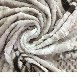 1.4KG Budget 1 Ply Supersoft Mink Blanket Double Assorted Colours Designs - 1