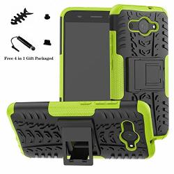 Liushan-Usstore Y3 2018 Y5 Lite Case Liushan Shockproof Heavy Duty Combo Hybrid Rugged Dual Layer Grip Cover With Kickstand For Huawei Y3 2018