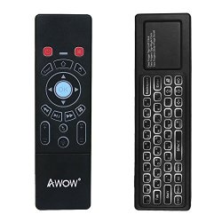 MINI Wireless Keyboard air Remote Control mouse touchpad With Colorful Backlit For Windows MINI PC Stick