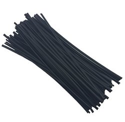 Sumdirect 1000PCS 3.94" Plastic Twist Ties For Party Cello Candy Bags Cake Pops Black