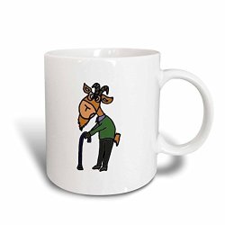 3DROSE Funny Scottish Terrier Playing The Bagpipes Mug 15 Oz