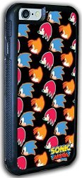 Buckle-down Cell Phone Case For Iphone 7 - Mania Sonic tails knuckles Profiles Black - Sega Sonic