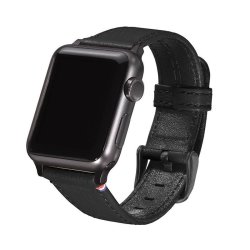 Decoded Leather 38mm Strap for Apple Watch Series 1 & 2 in Black