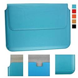 Emartbuy Dell X Dell Xps 13 9365 Convertible Laptop 13.3IN Turquoise Premium Pu Leather Sleeve