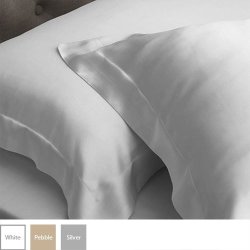 Sheraton - 200TC 100% Cotton Percale Oxford Pillowcase Pair In White Standard Size