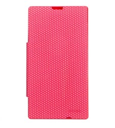 Mozo Nokia Lumia 520 Flip Cover - Pink