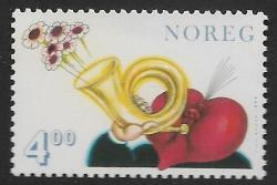 Norway Mnh 1999 Valentines Day Cat R13