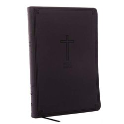 Value Nkjv Thinline Bible Large Print Leathersoft Black Red Letter Edition Comfort Print: Holy Bible New King James Version
