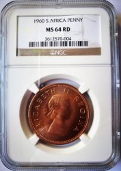 1960 Union 1 Penny - MS64 Ngc