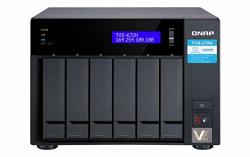 Qnap TVS-672N-I3-4G-US 6 Bay Nas With 5GBE Intel Core I3 Dual Pcie And Dual M.2 Slots 4GB DDR4 Memory USB Type-c Ports Supports SSD